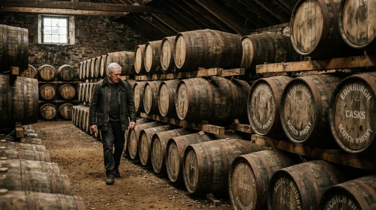 What Company Distributes Johnnie Walker Near Edinburgh? The Global Scotch Giant Revealed (AI Generated Image)